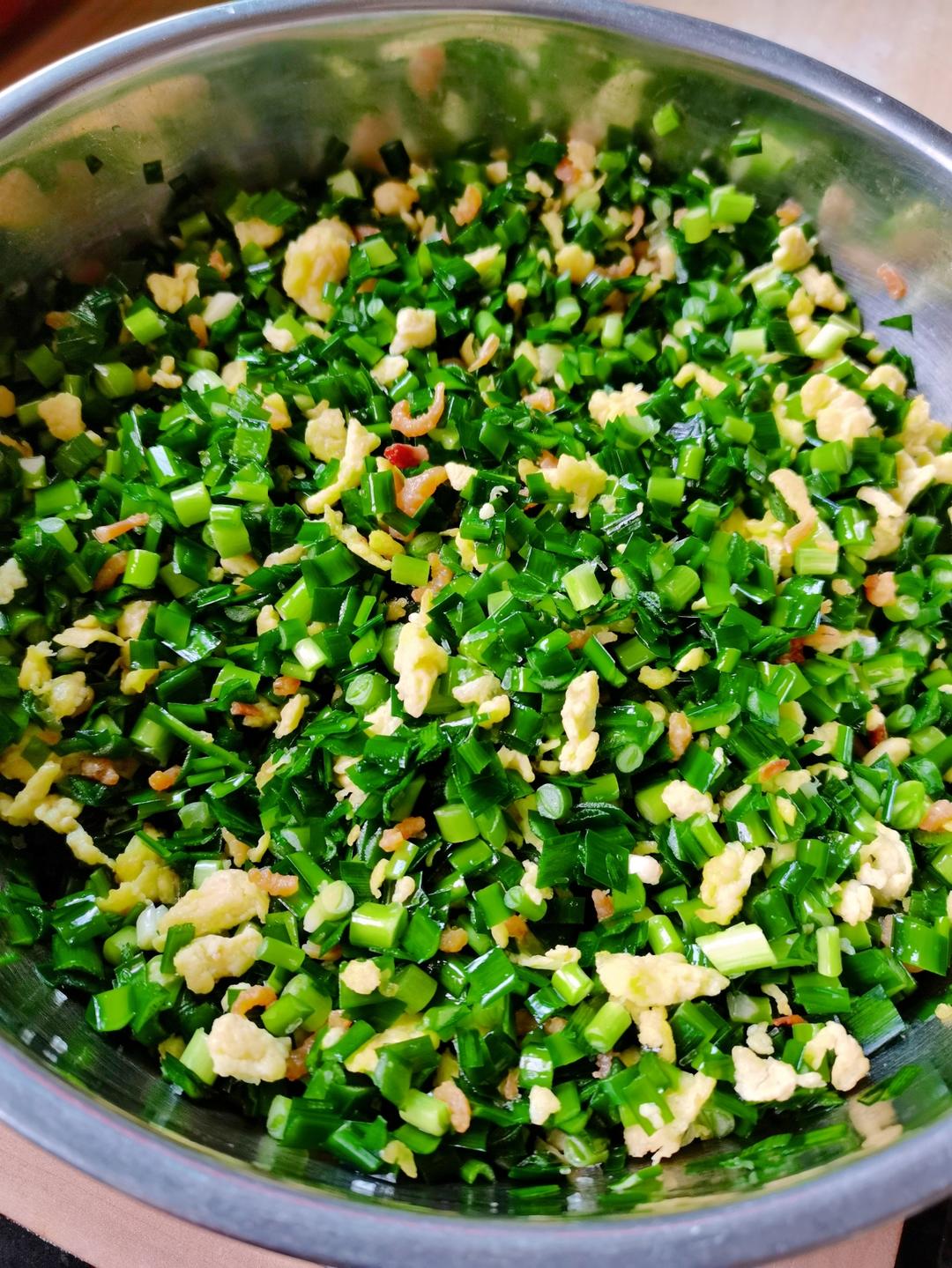 皮薄馅大༄「韭菜素三鲜馅饼🫓」༄