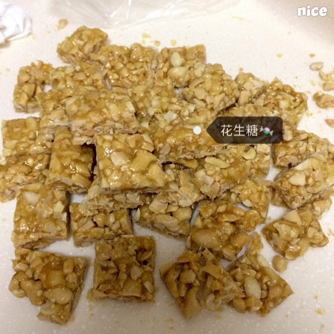 无水无油香脆花生糖