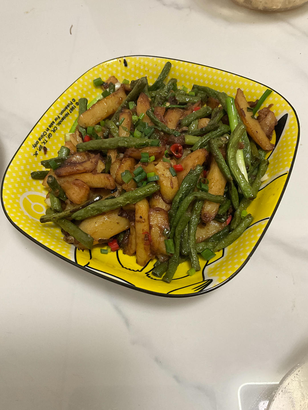 干煸豆角土豆