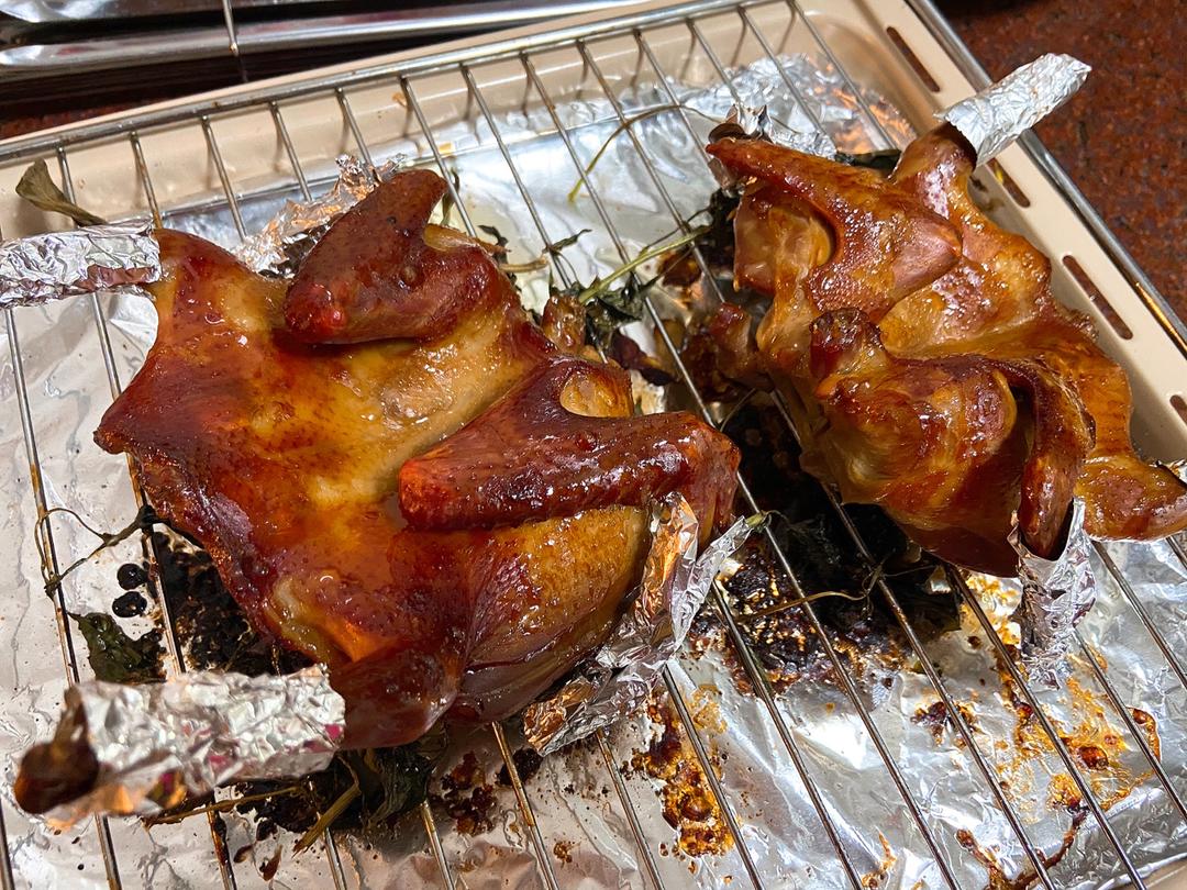 超简单的脆皮烤鸡