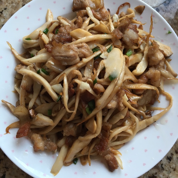 干煸手撕杏鲍菇