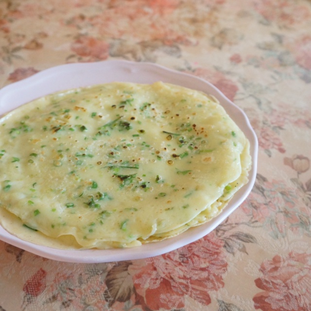 葱香鸡蛋饼