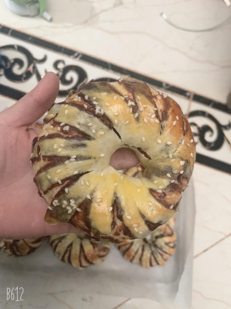 红豆沙面包