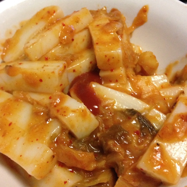泡菜炒年糕
