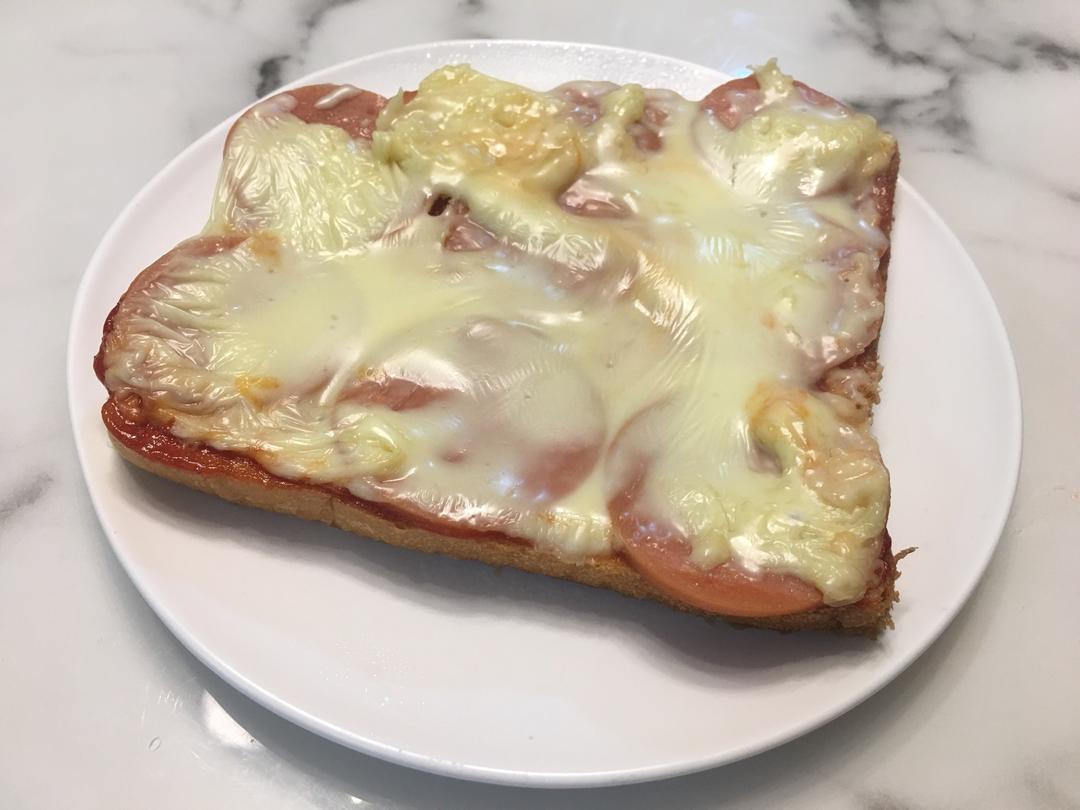 吐司披萨🍕(微波炉版)
