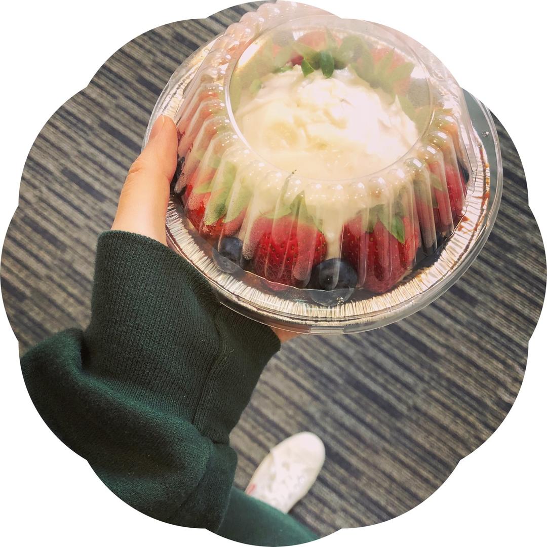 可可草莓裸蛋糕