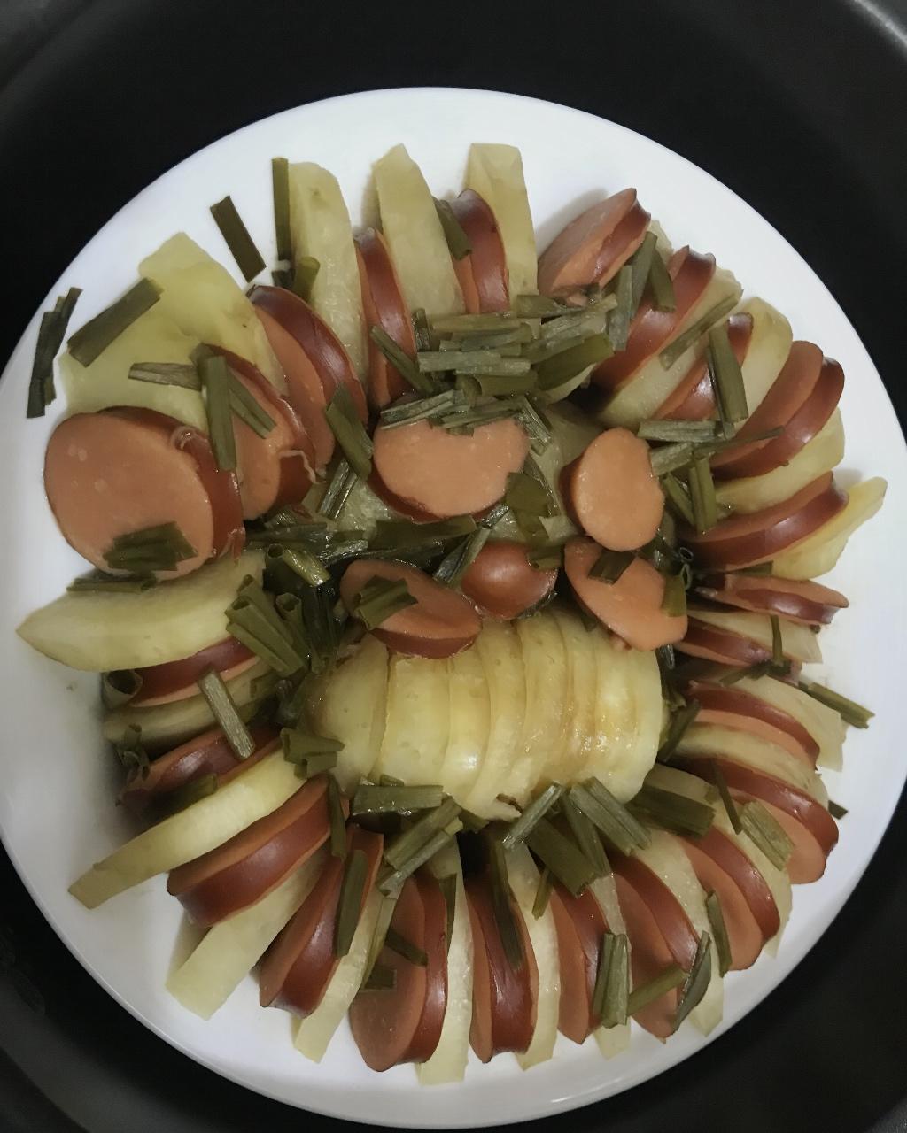 风琴蒸土豆（快手菜）
