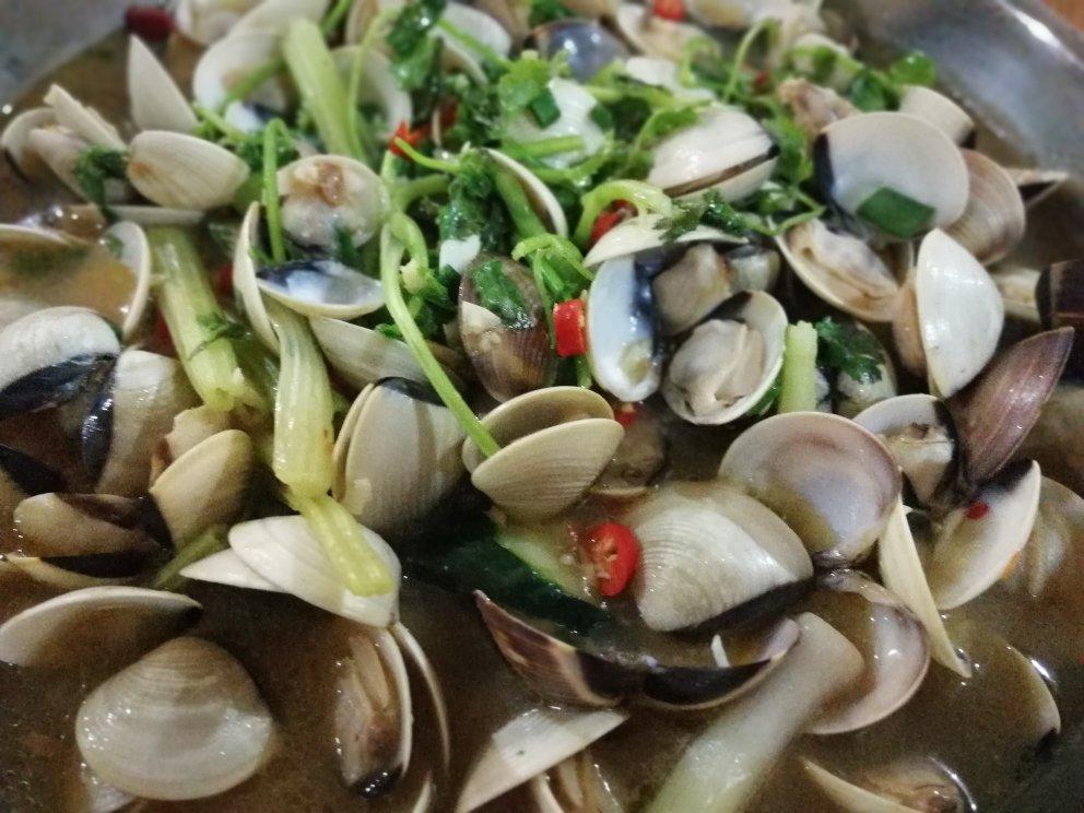 超下饭的海鲜贝壳小火锅 顺德卜卜蚬