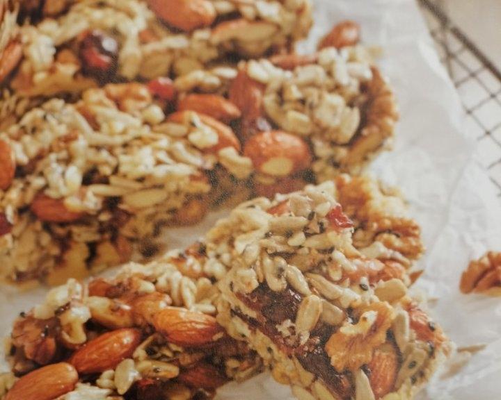 燕麦核桃葵花籽能量棒的做法