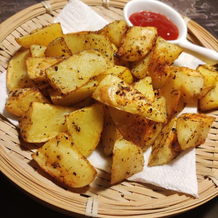 一人食 ｜ 香脆烤薯角（烤箱版）