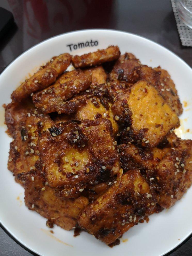 完胜路边摊：香煎孜然豆腐