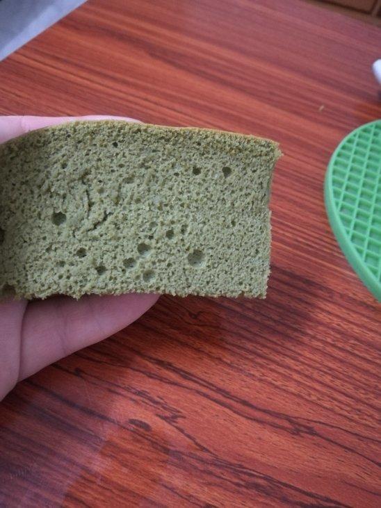 抹茶古早蛋糕-水浴法