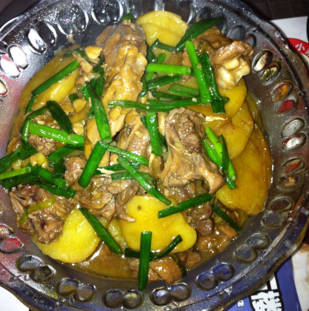 土豆焖鸭