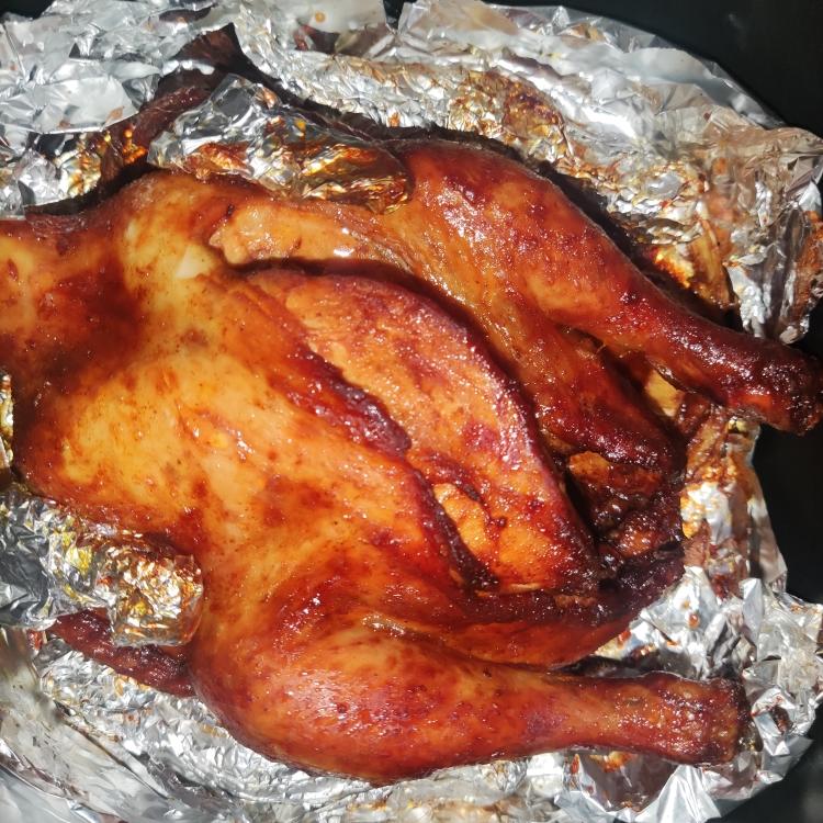 空气炸锅烤鸡