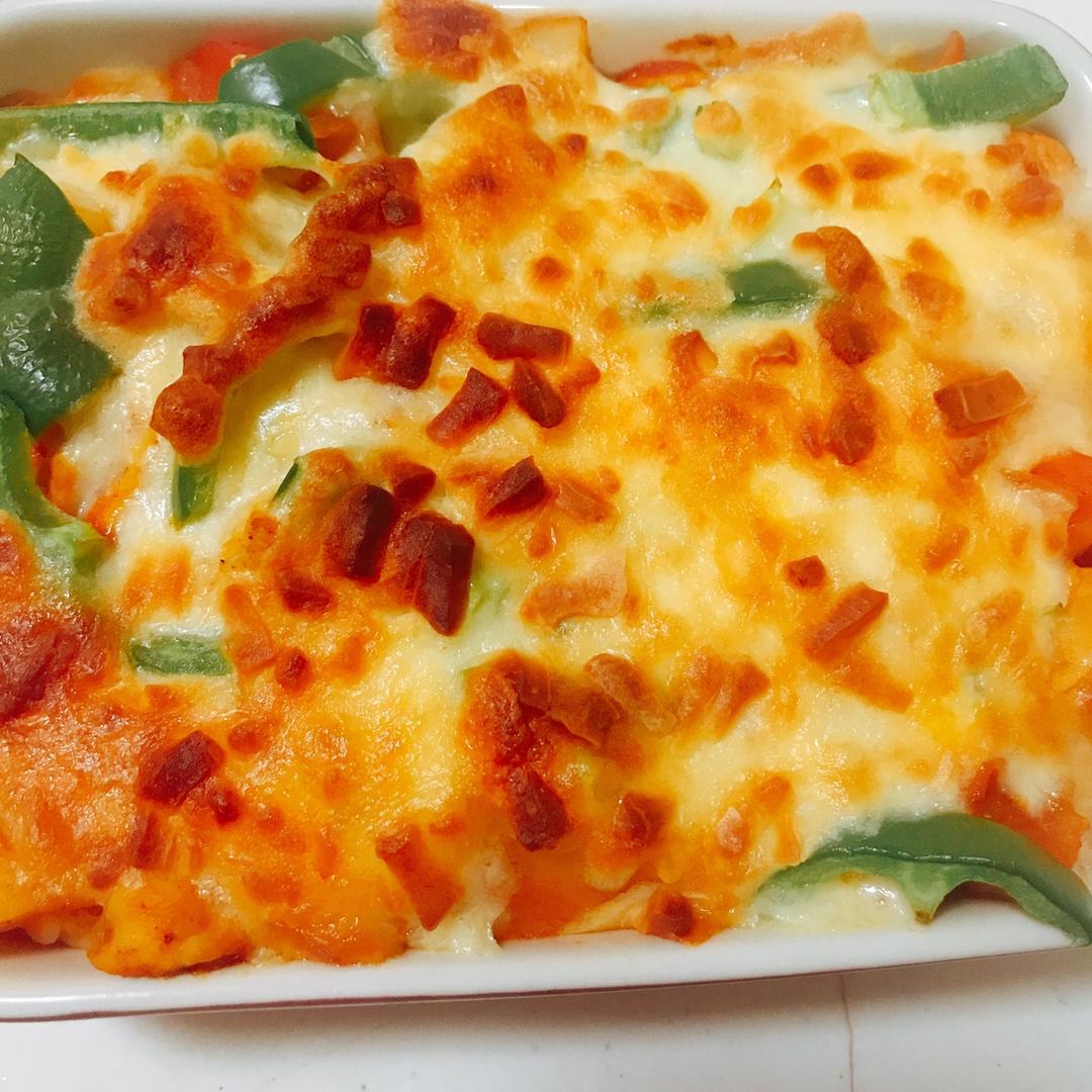 番茄鸡肉浓情焗饭【两人份】