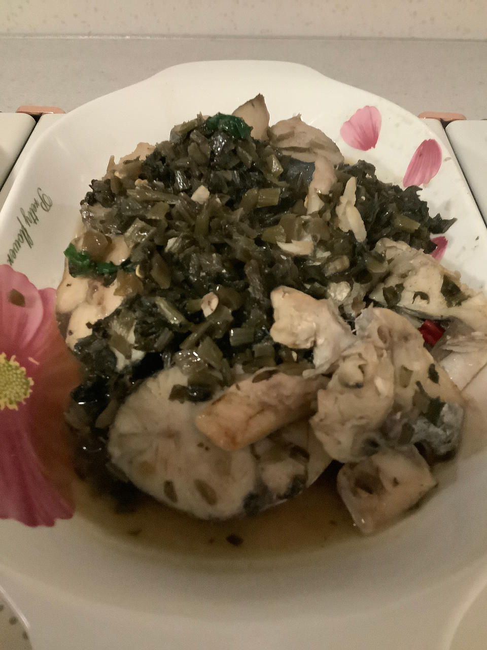 雪菜马鲛鱼