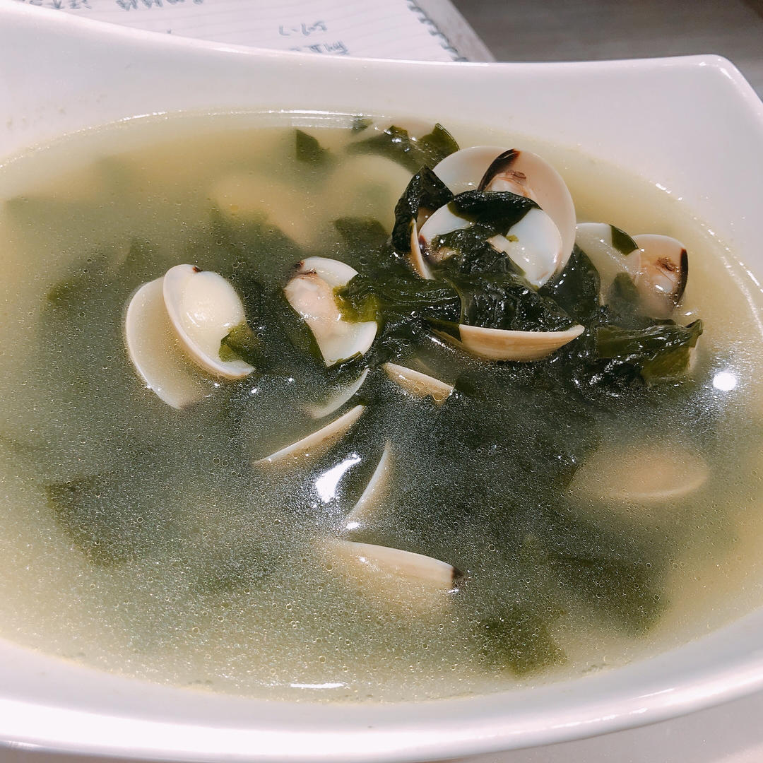 萨莉亚花甲汤复刻-海白（白贝）裙带菜汤