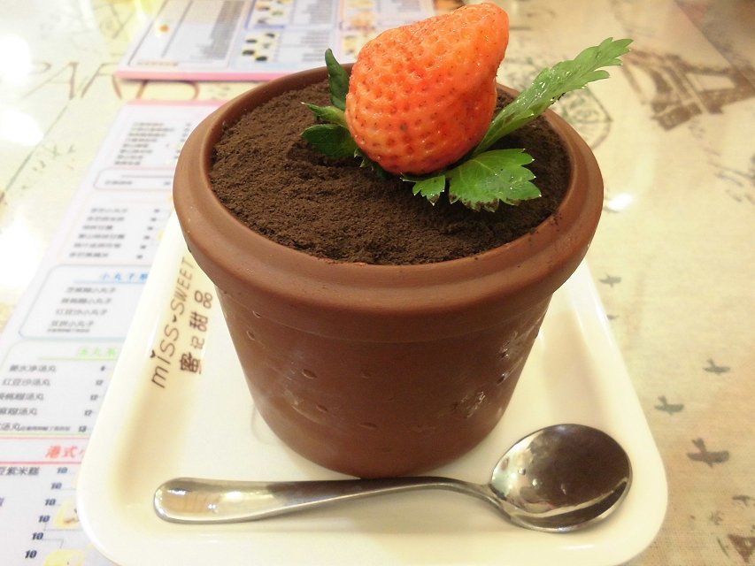 酸奶奥利奥水果盆栽