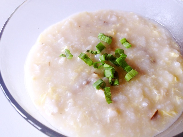 香菇滑鸡粥