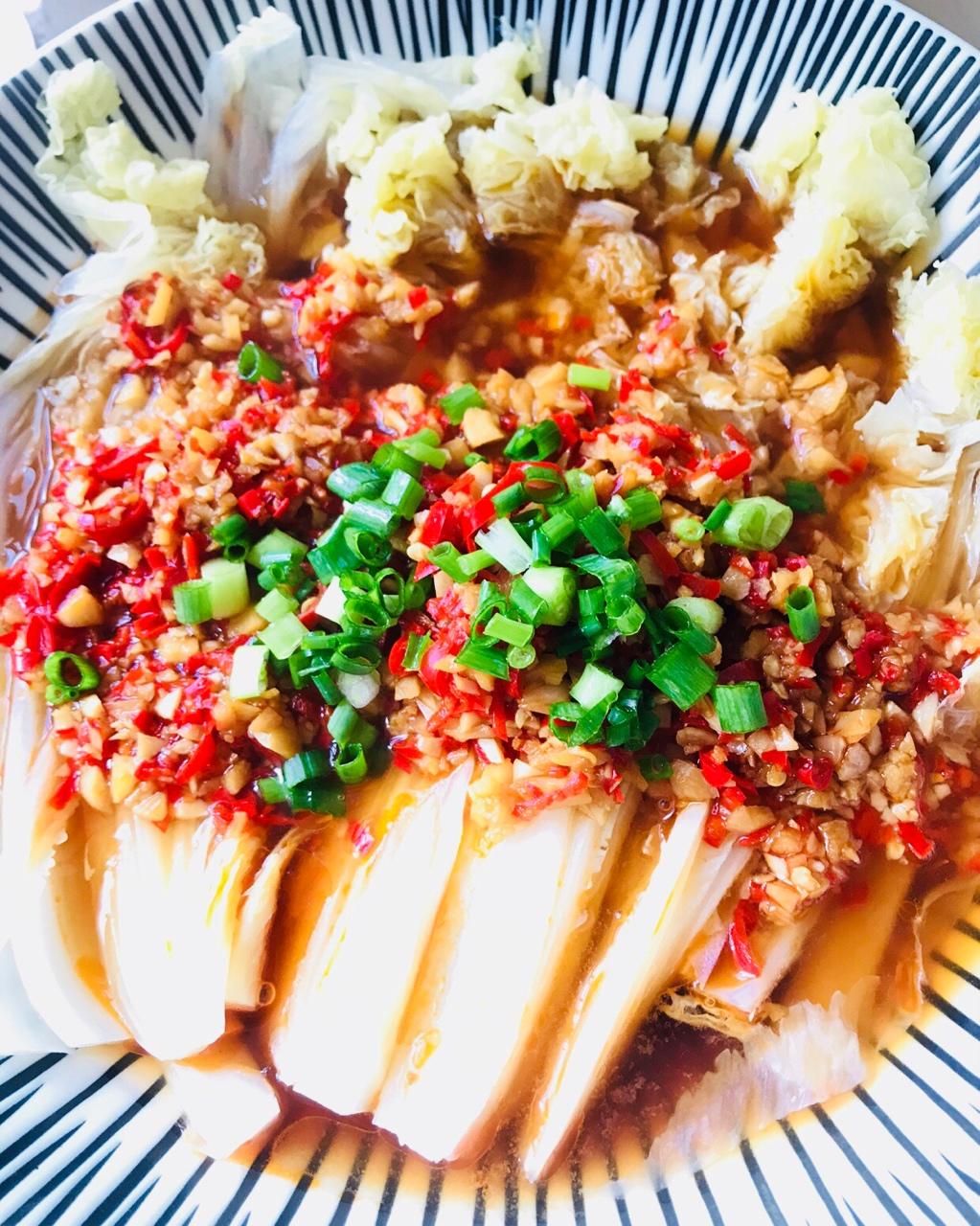 蒜蓉粉丝蒸娃娃菜