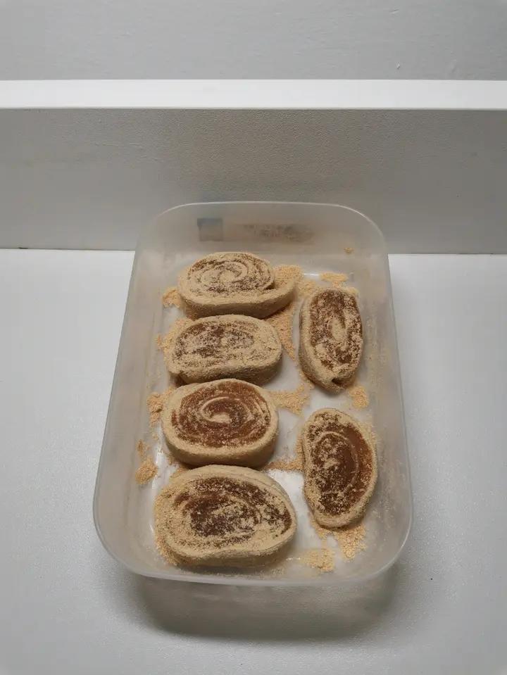 此配方做出的驴打滚无比软糯，放一天还是软的