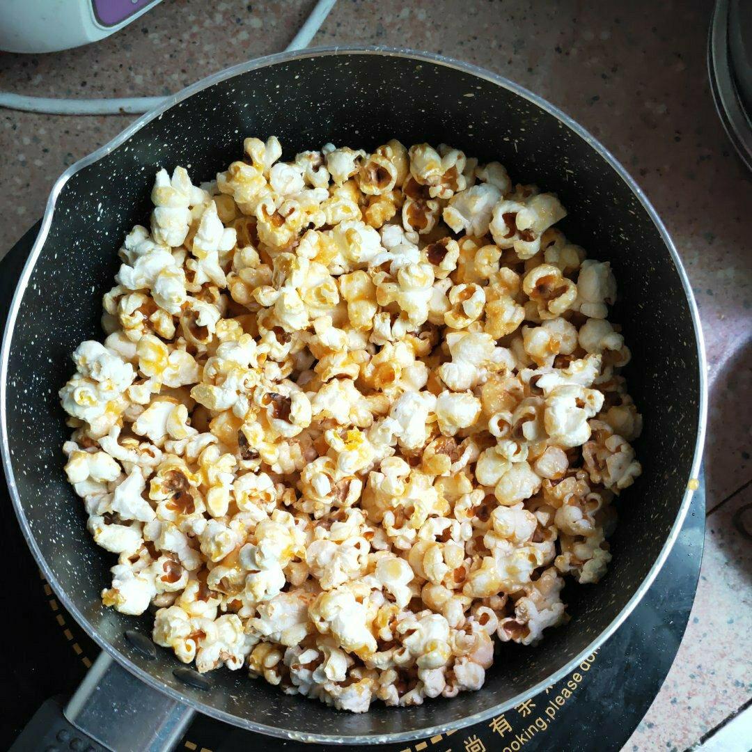 焦糖爆米花