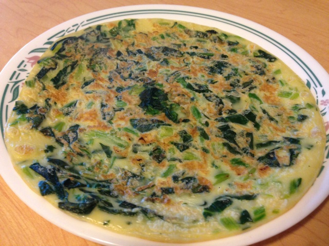 菠菜煎饼