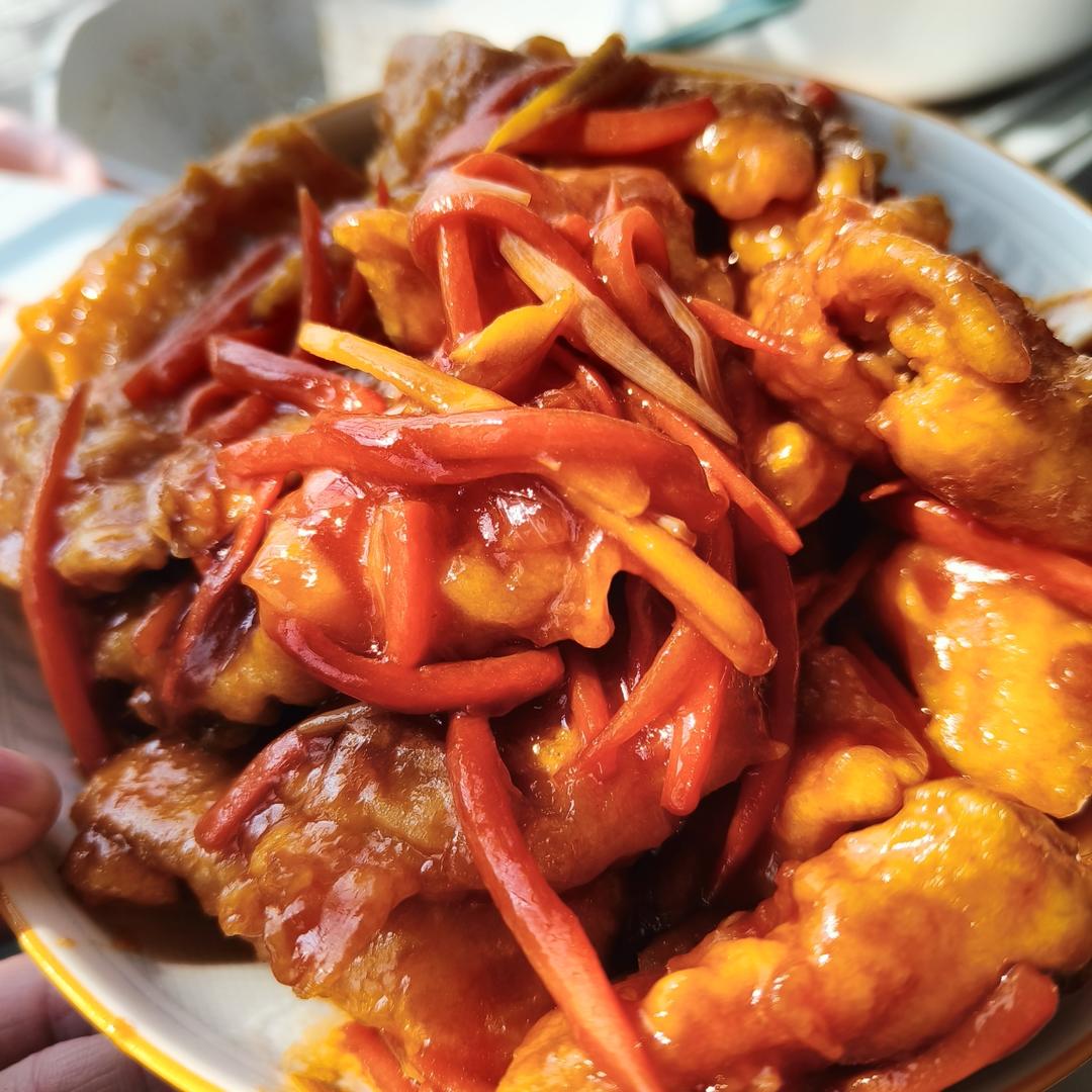 锅包肉（番茄酱版）