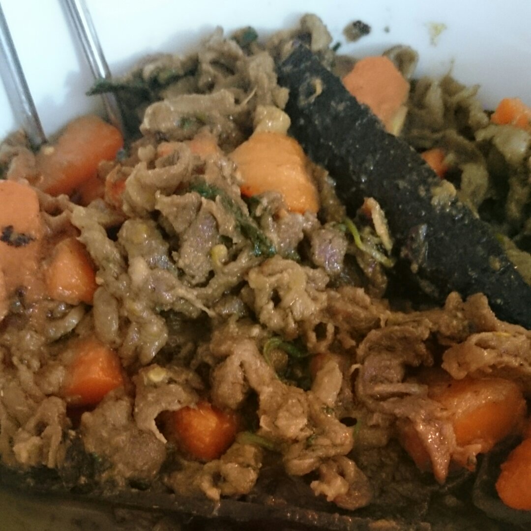 红焖羊肉炖胡萝卜