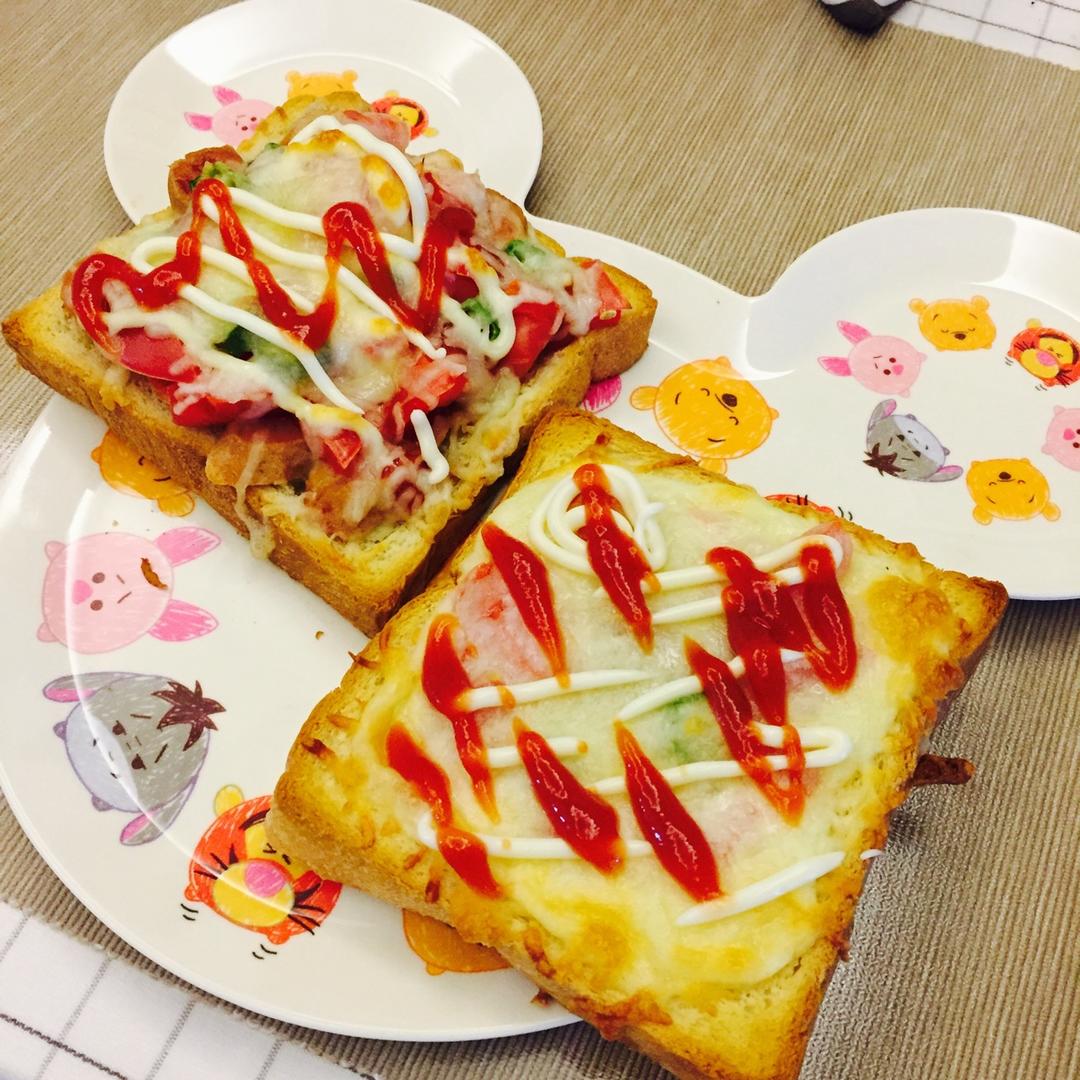 鸡蛋芝士烤吐司