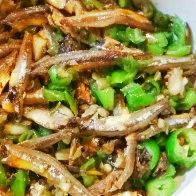 辣椒炒海蜒（丁香鱼）