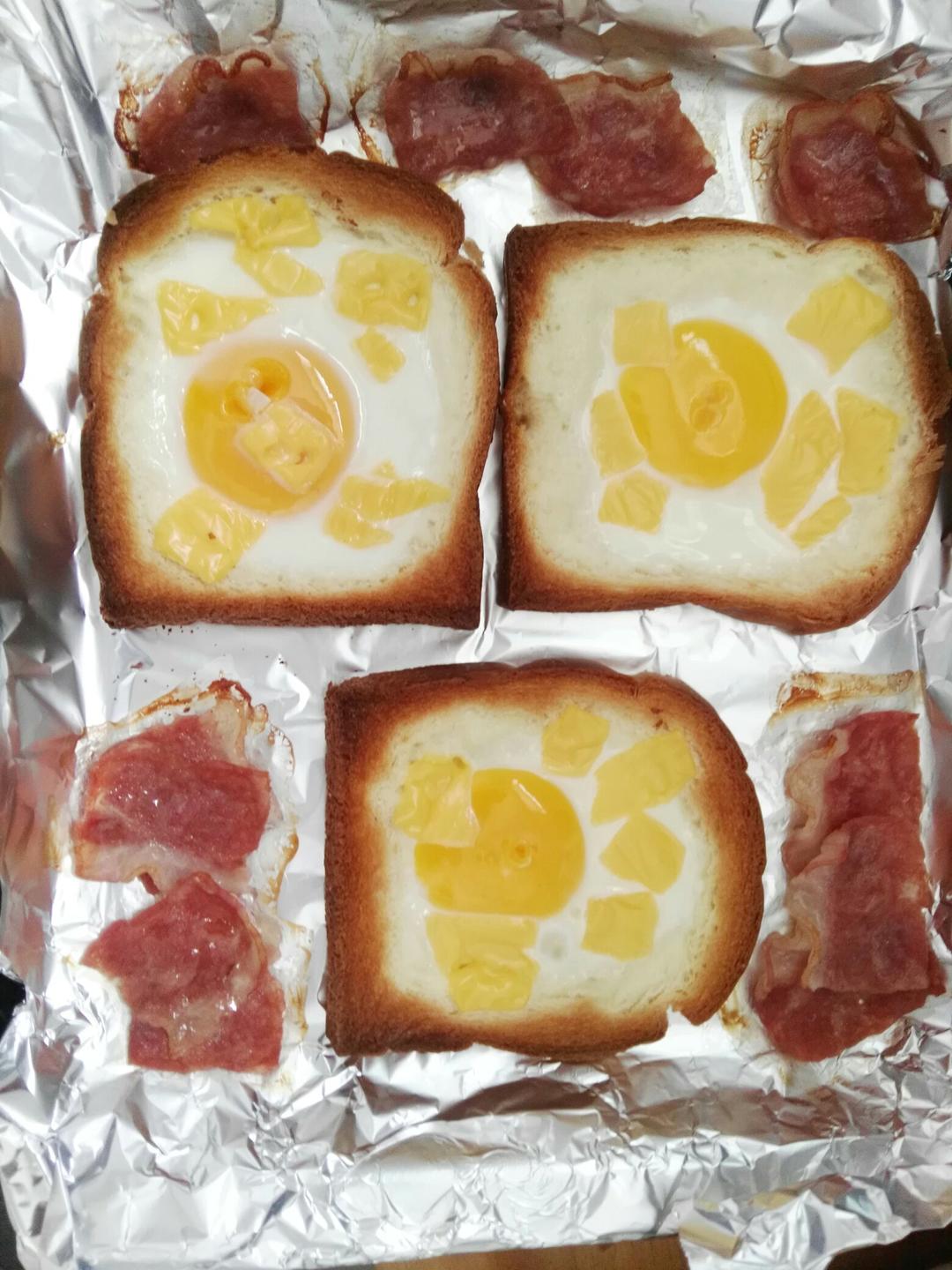 鸡蛋芝士烤吐司