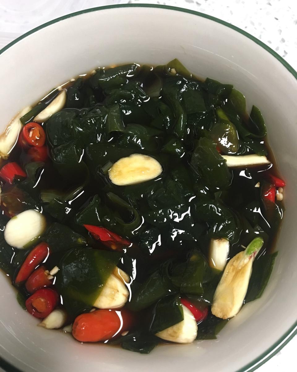简单美味的酸辣海带块
