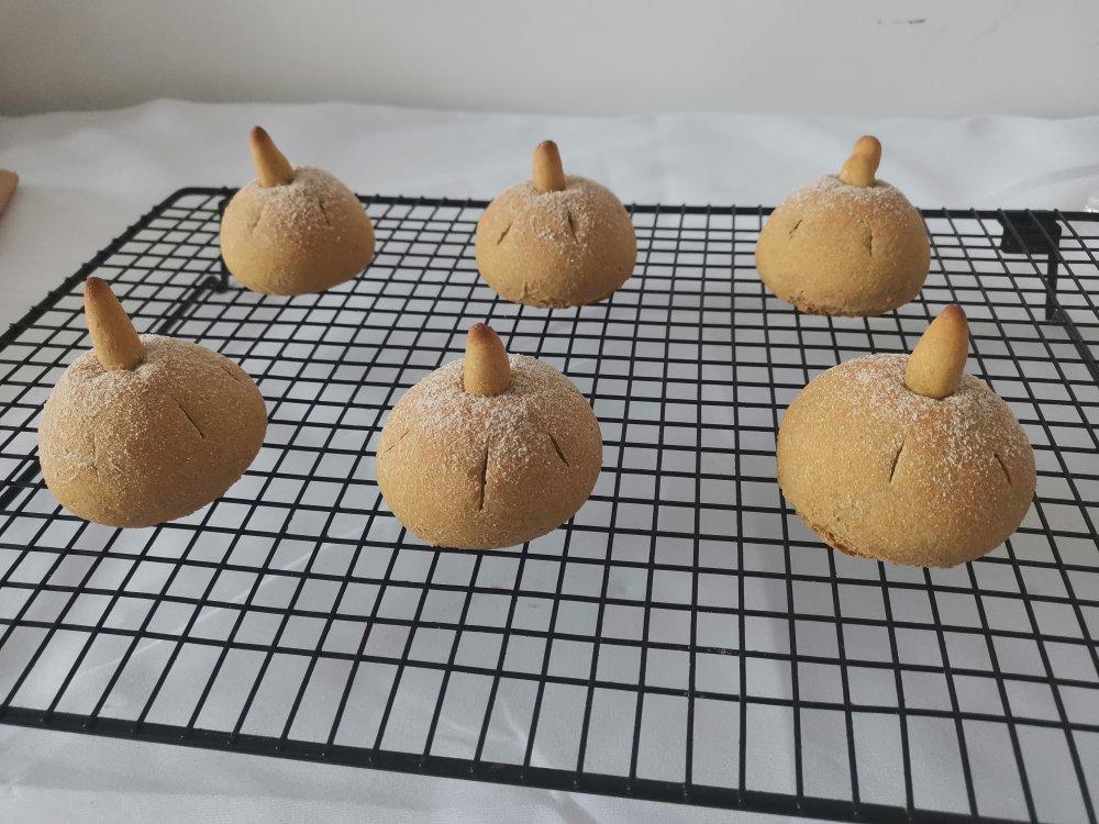 南瓜全麦面包 100%全麦 1:1南瓜