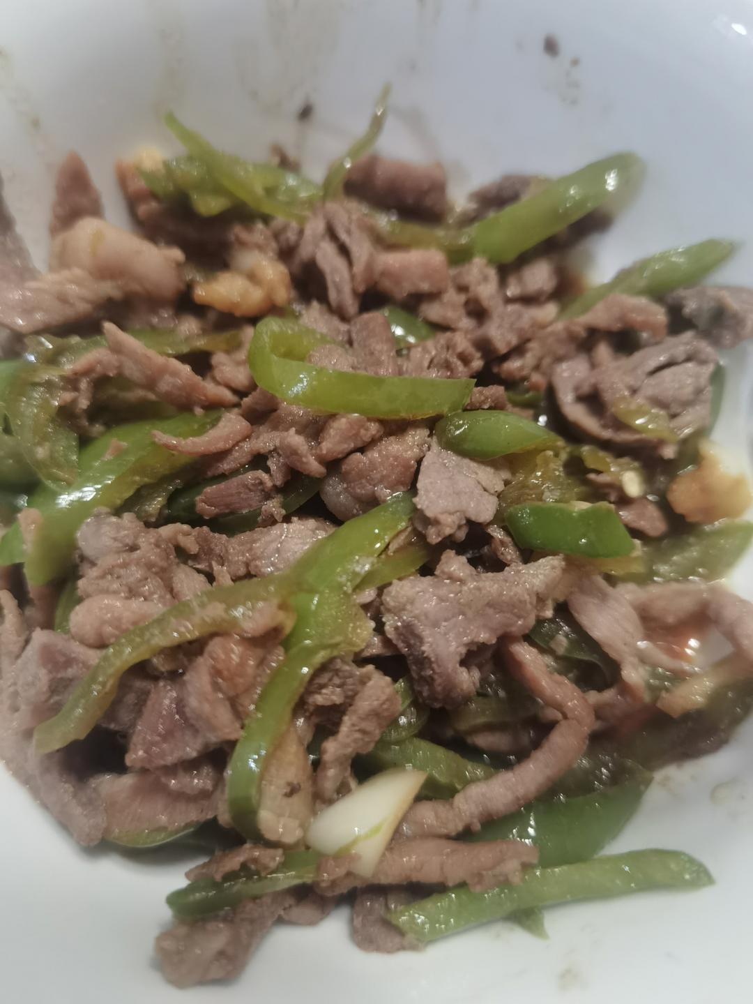双椒肉丝面