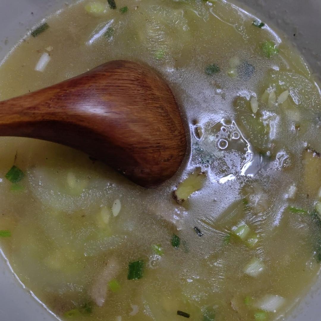 黄瓜肉片汤