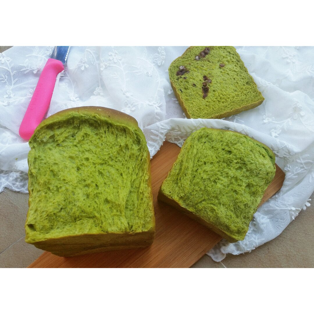 抹茶红豆吐司（详述手揉方法)