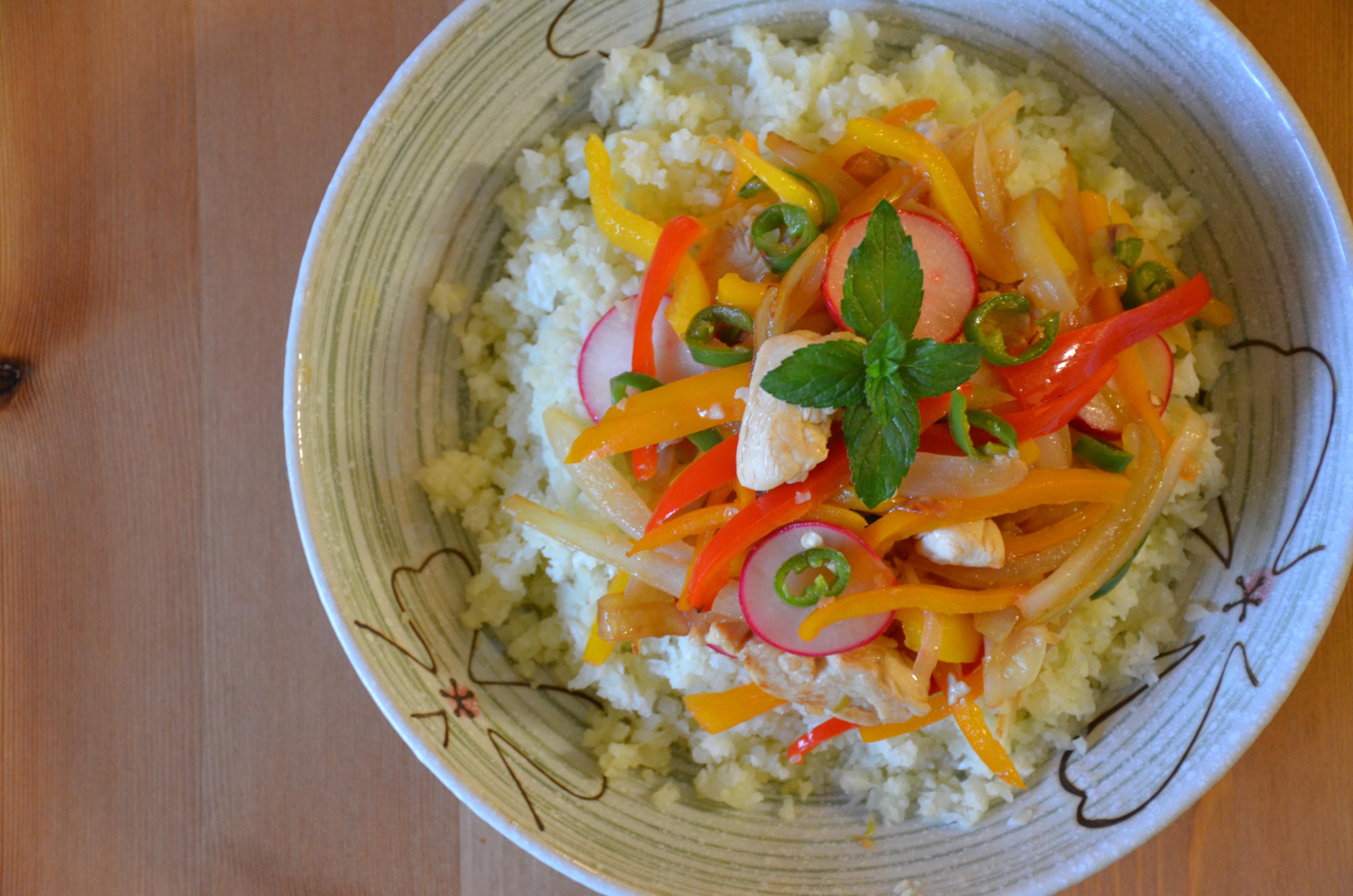 菜花饭 Cauliflower Rice的做法