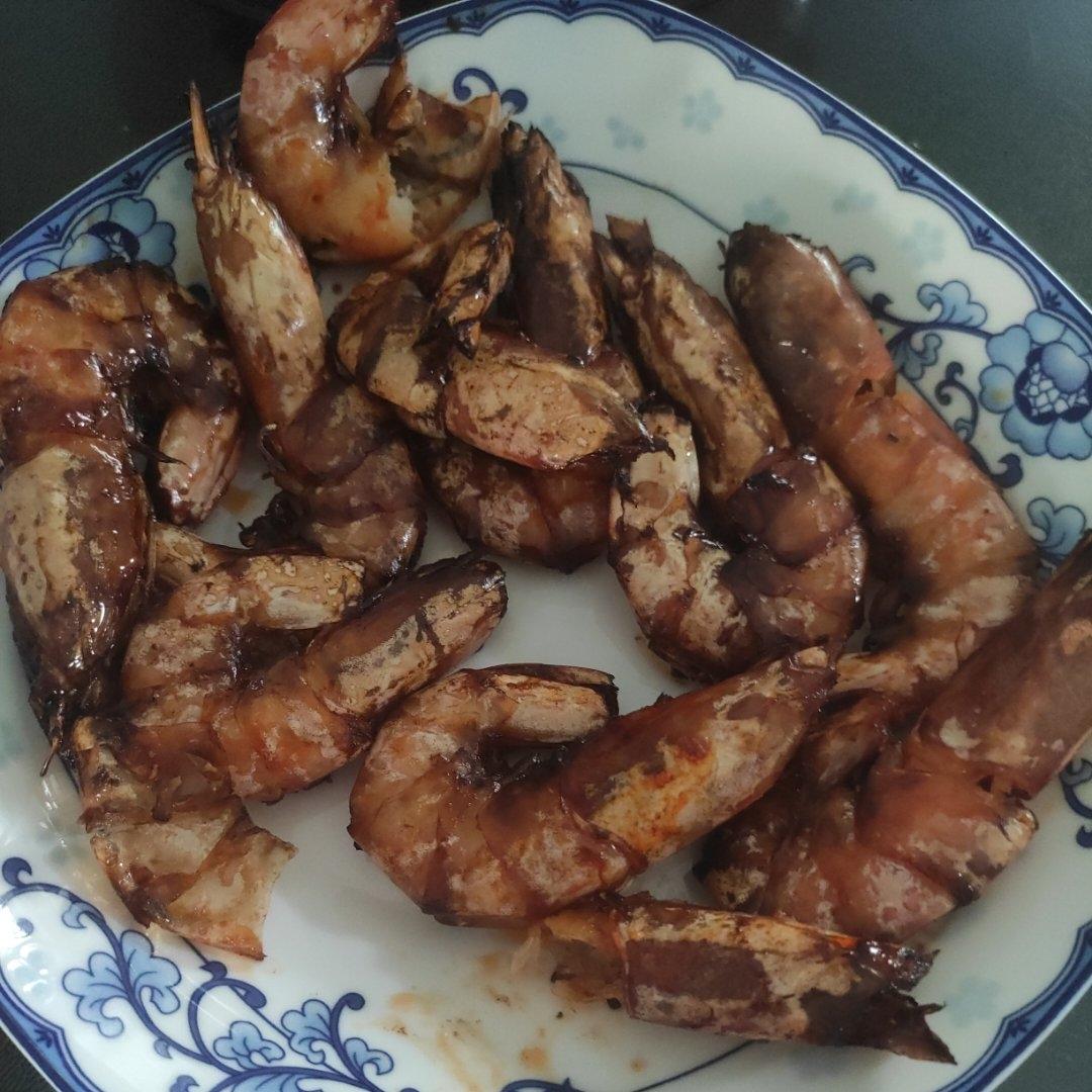 蒜蓉大虾 空气炸锅版