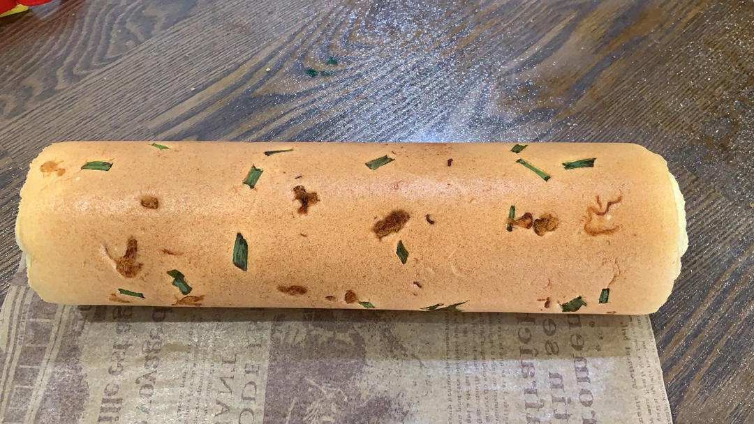 香葱肉松蛋糕卷