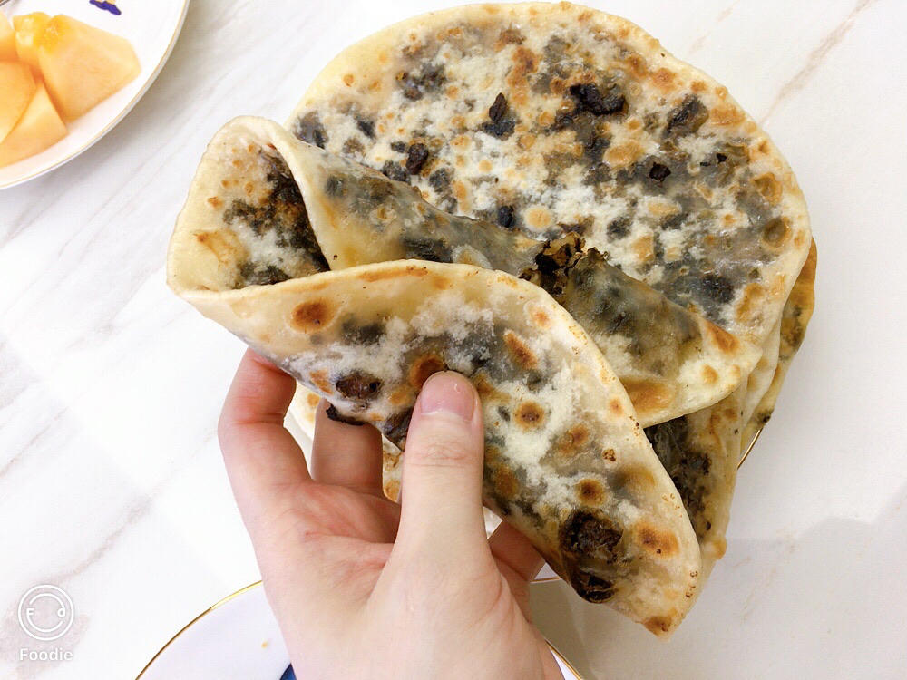 梅干菜软大饼