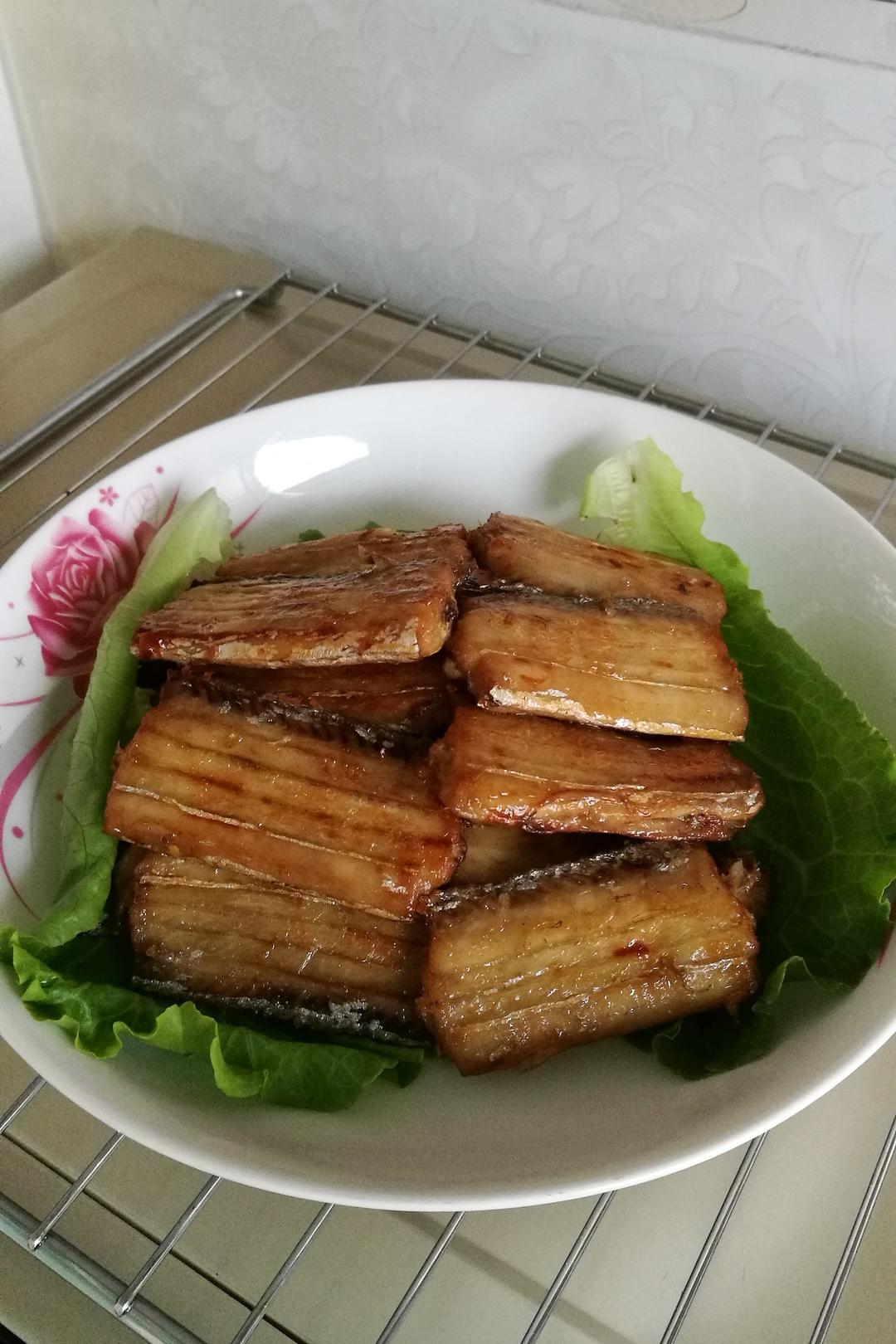 梦梦爱乐乐做的香辣烤带鱼