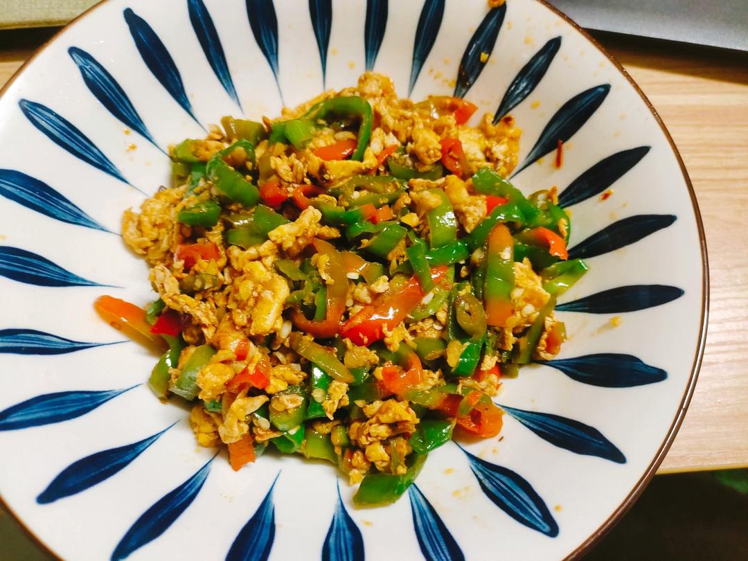 尖椒大酱炒鸡蛋（米饭杀手）