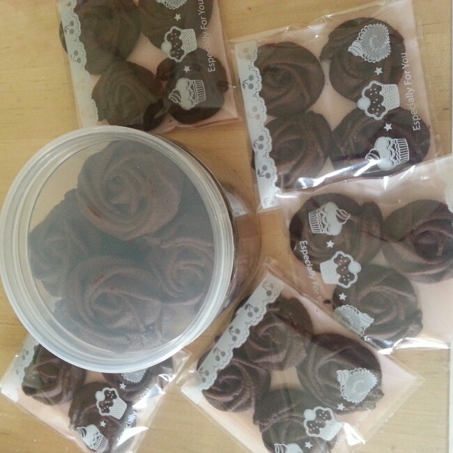 【松脆可可曲奇】清晰花纹