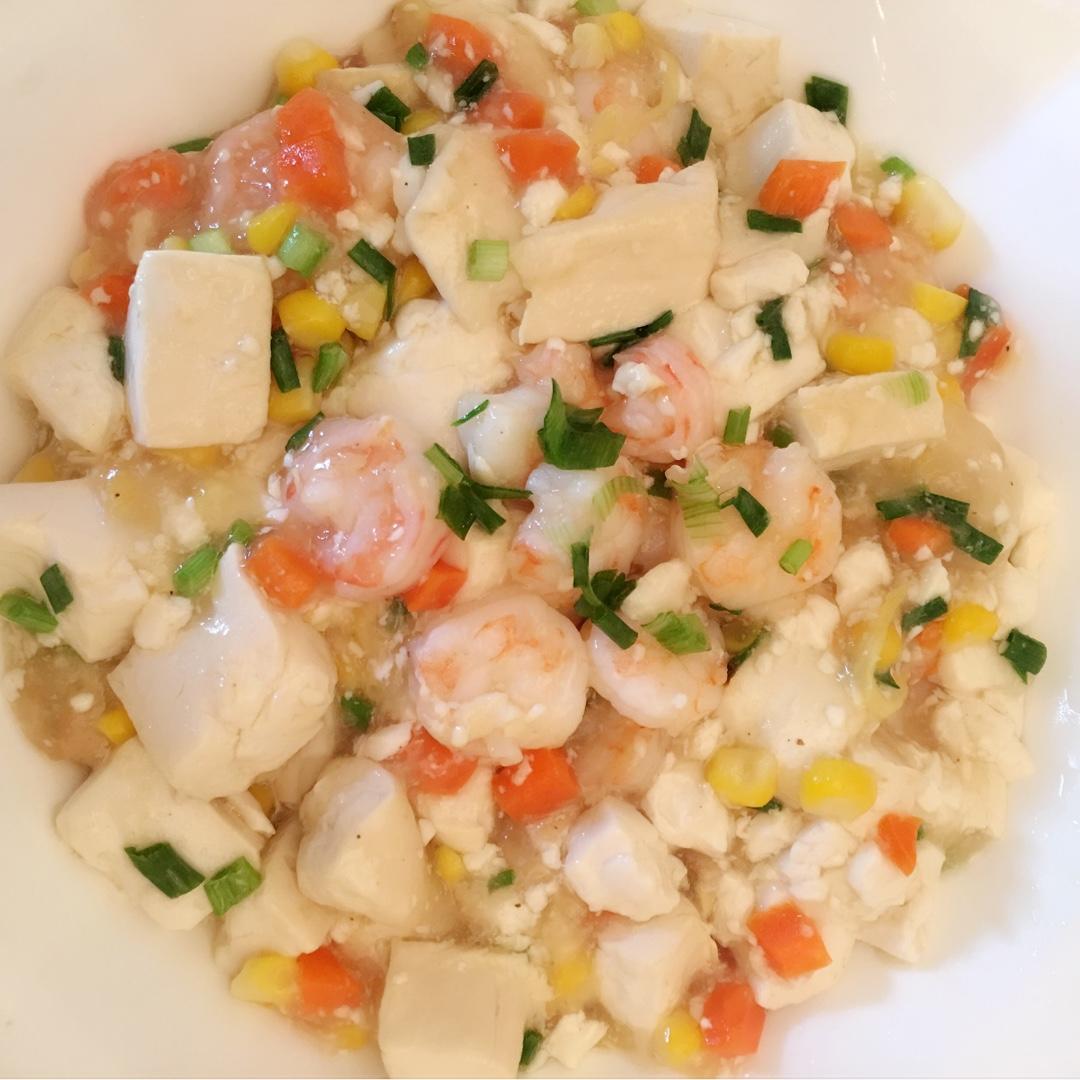 虾仁豆腐煲