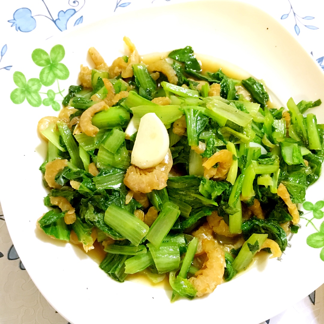 女王大人778做的海米小白菜