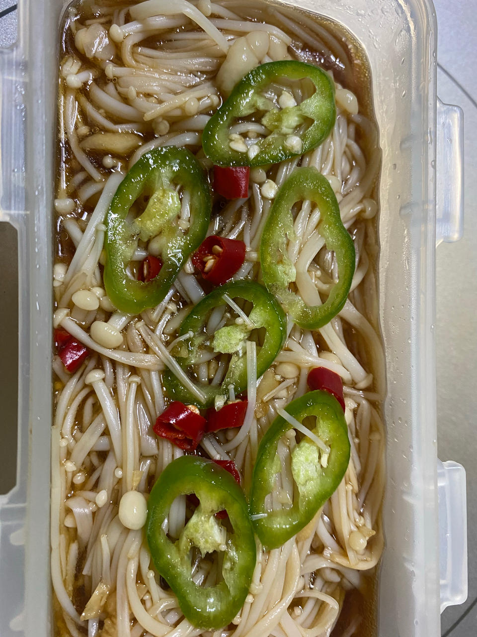 凉拌金针菇