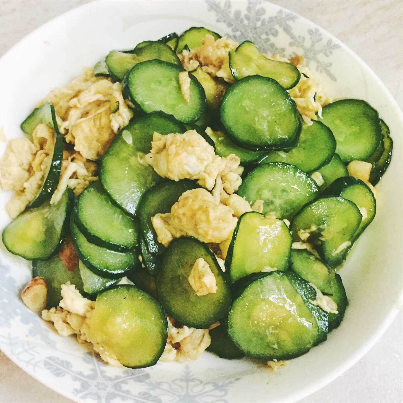 黄瓜🥒炒鸡蛋的做法