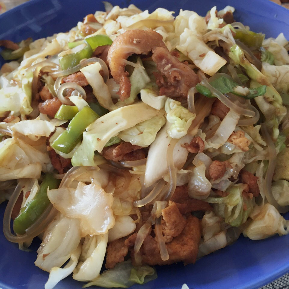 弥小夜做的大头菜炒粉条