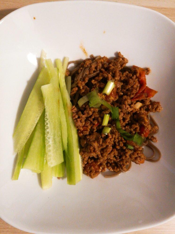 家常肉末面